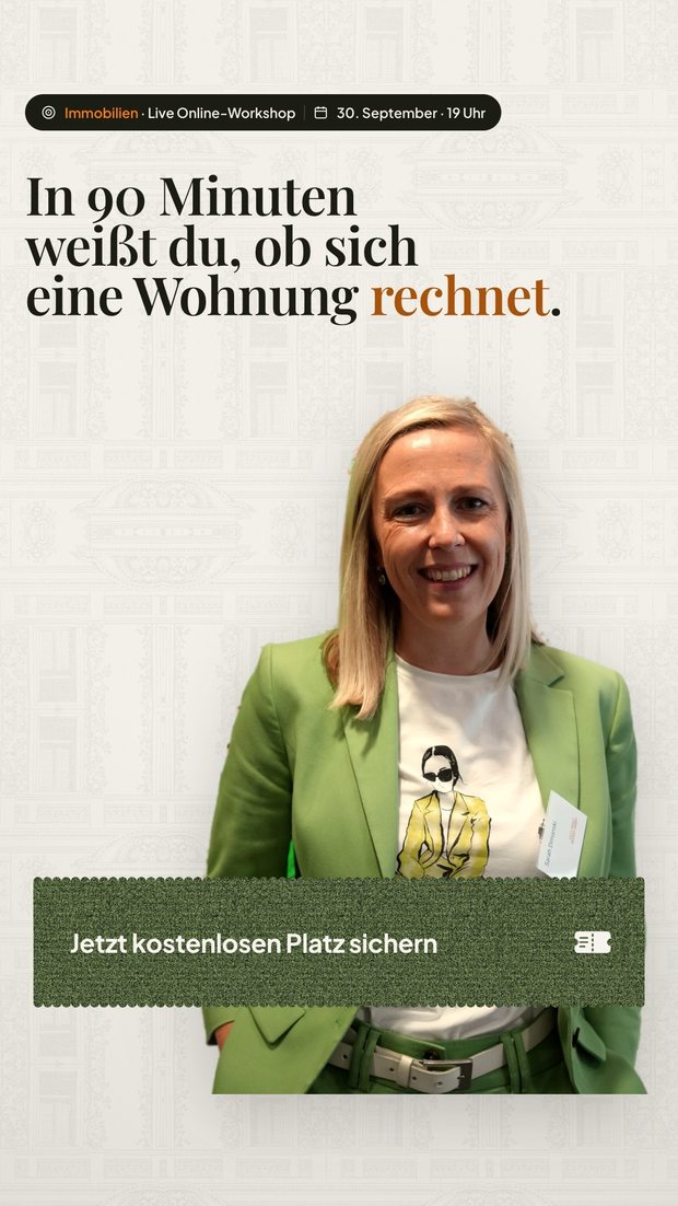 Grüner Anzug, hochkant