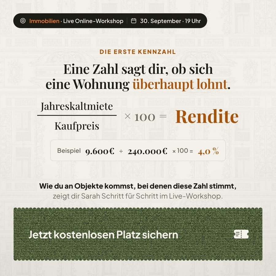 Die erste Kennzahl, quadratisch