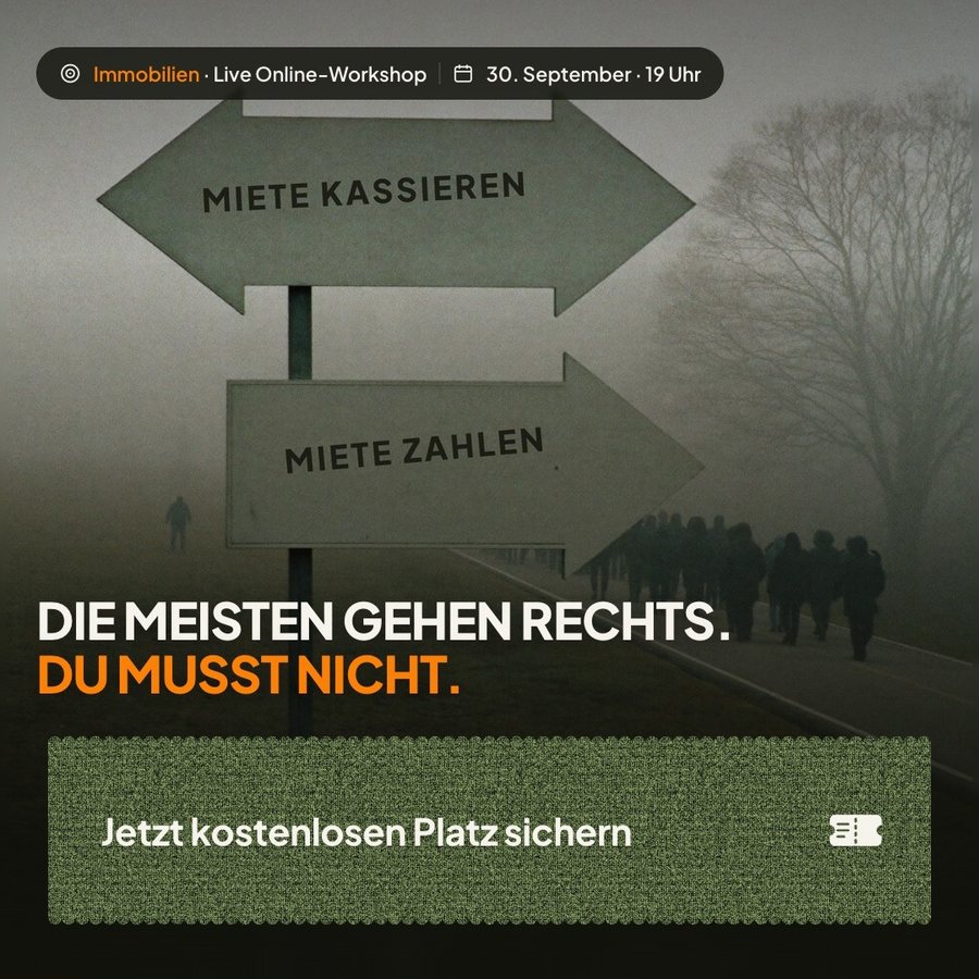 Zwei Wege, quadratisch